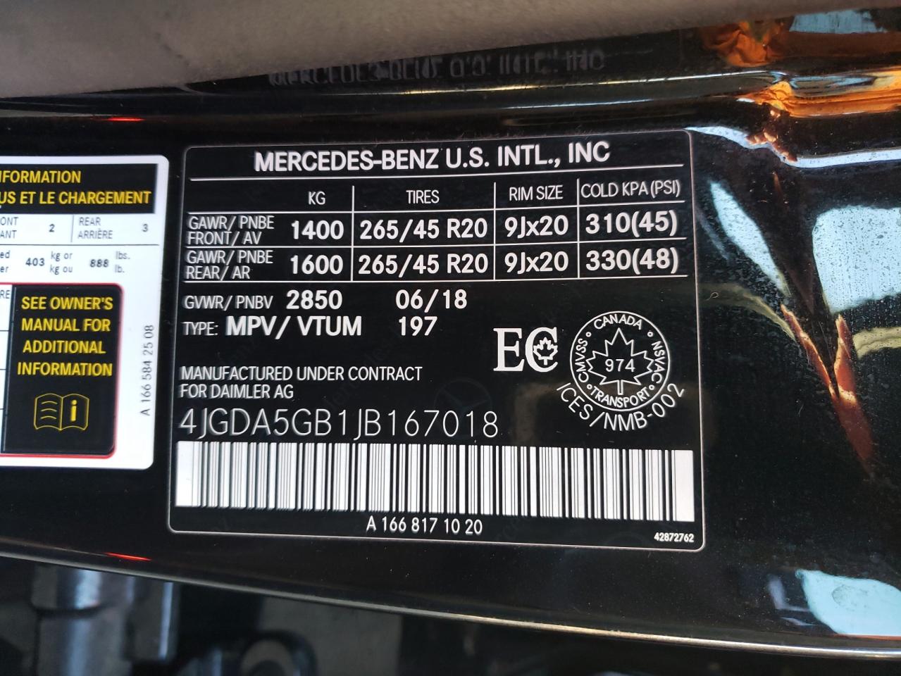 2018 MERCEDES-BENZ GLE 400 4MATIC photo 13