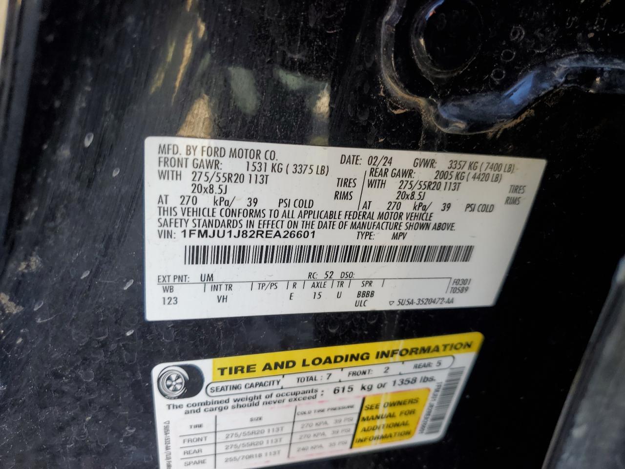 2024 FORD EXPEDITION XLT photo 13