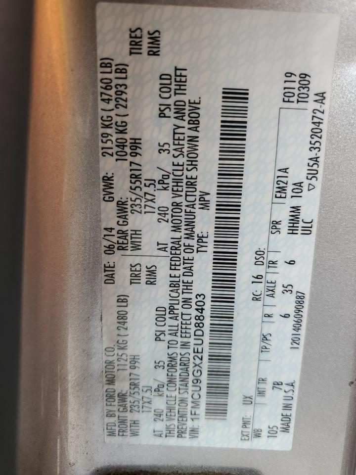2014 FORD ESCAPE SE photo 13