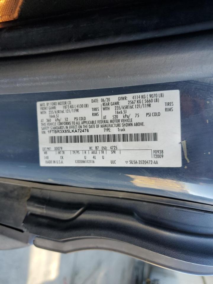2020 FORD TRANSIT 250 DELIVERY VAN photo 23