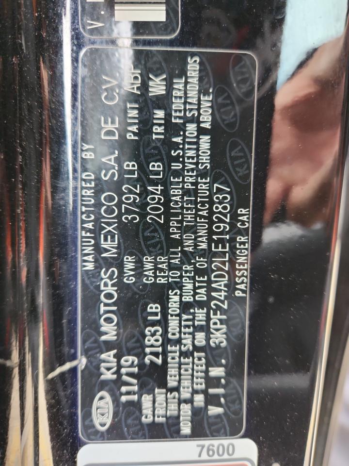 2020 KIA FORTE FE photo 23