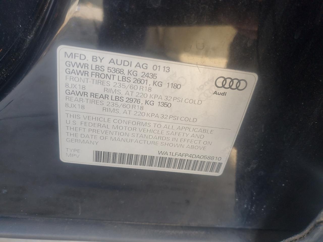 2013 AUDI Q5 PREMIUM PLUS photo 12