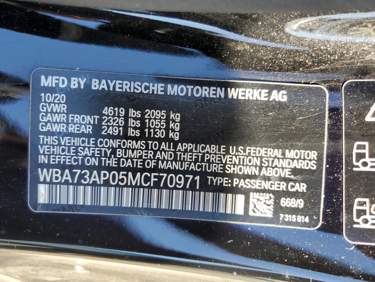2021 BMW 430XI photo 34