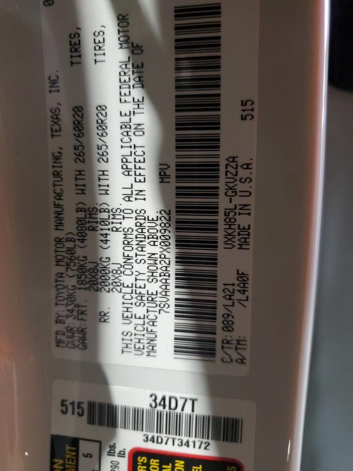 2023 TOYOTA SEQUOIA SR5 photo 34