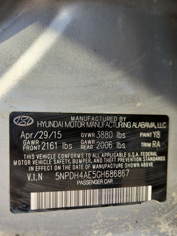 2016 HYUNDAI ELANTRA SE photo 25