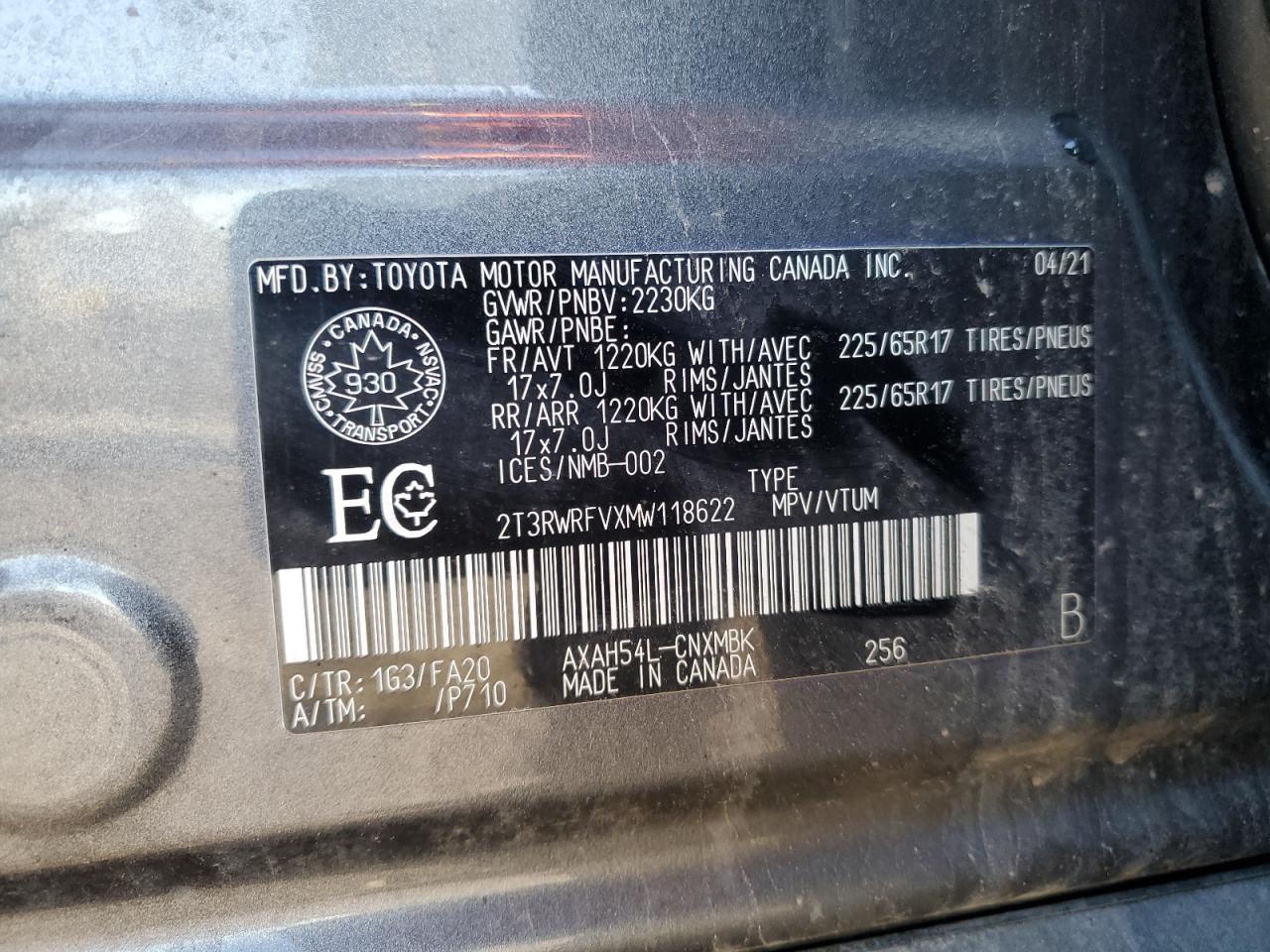 2021 TOYOTA RAV4 photo 23