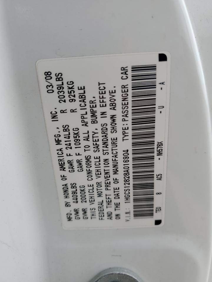 2008 HONDA ACCORD EXL photo 12