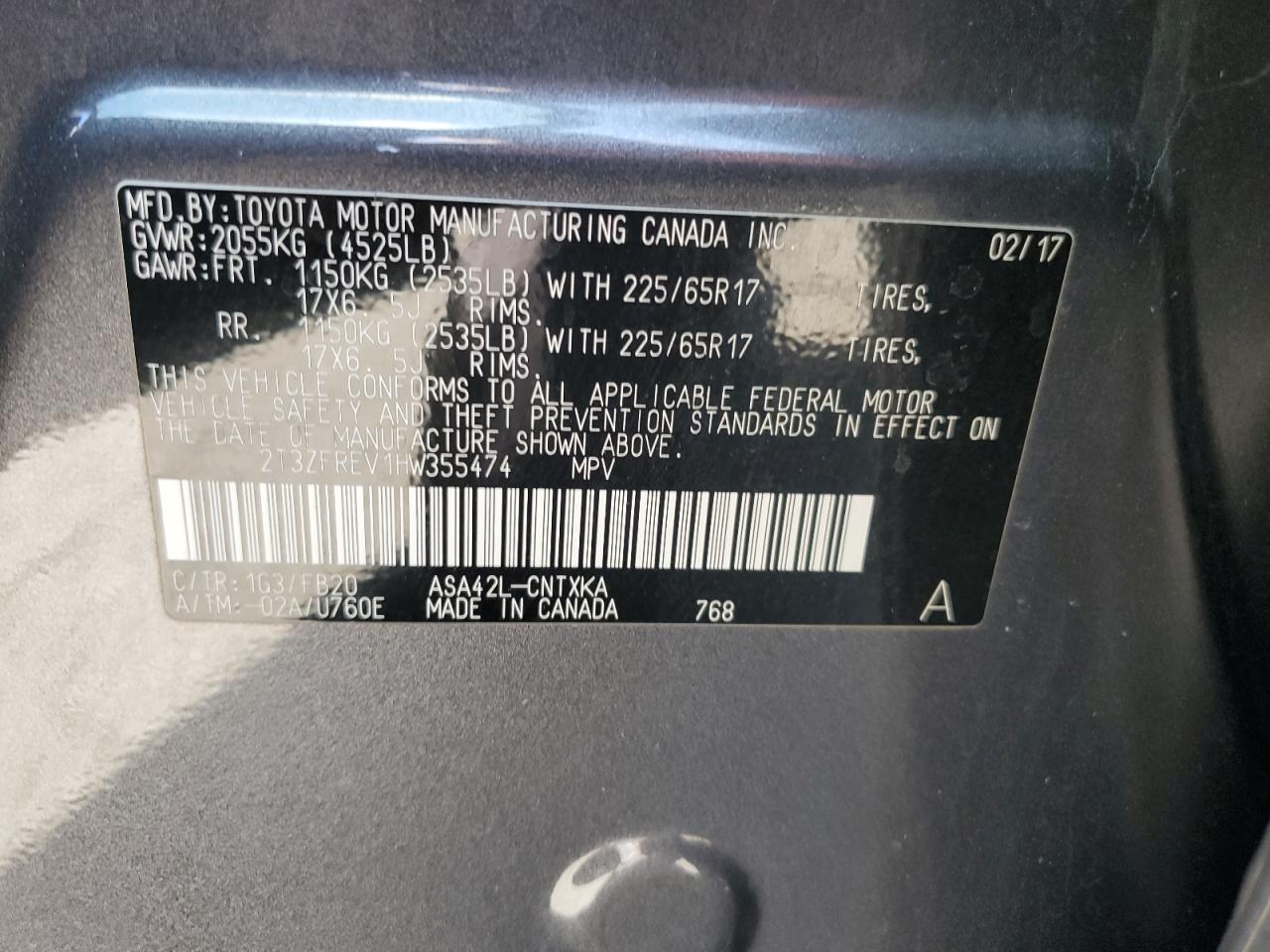 2017 TOYOTA RAV4 LE photo 25