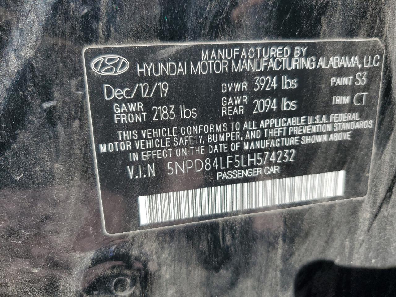 2020 HYUNDAI ELANTRA SEL photo 12
