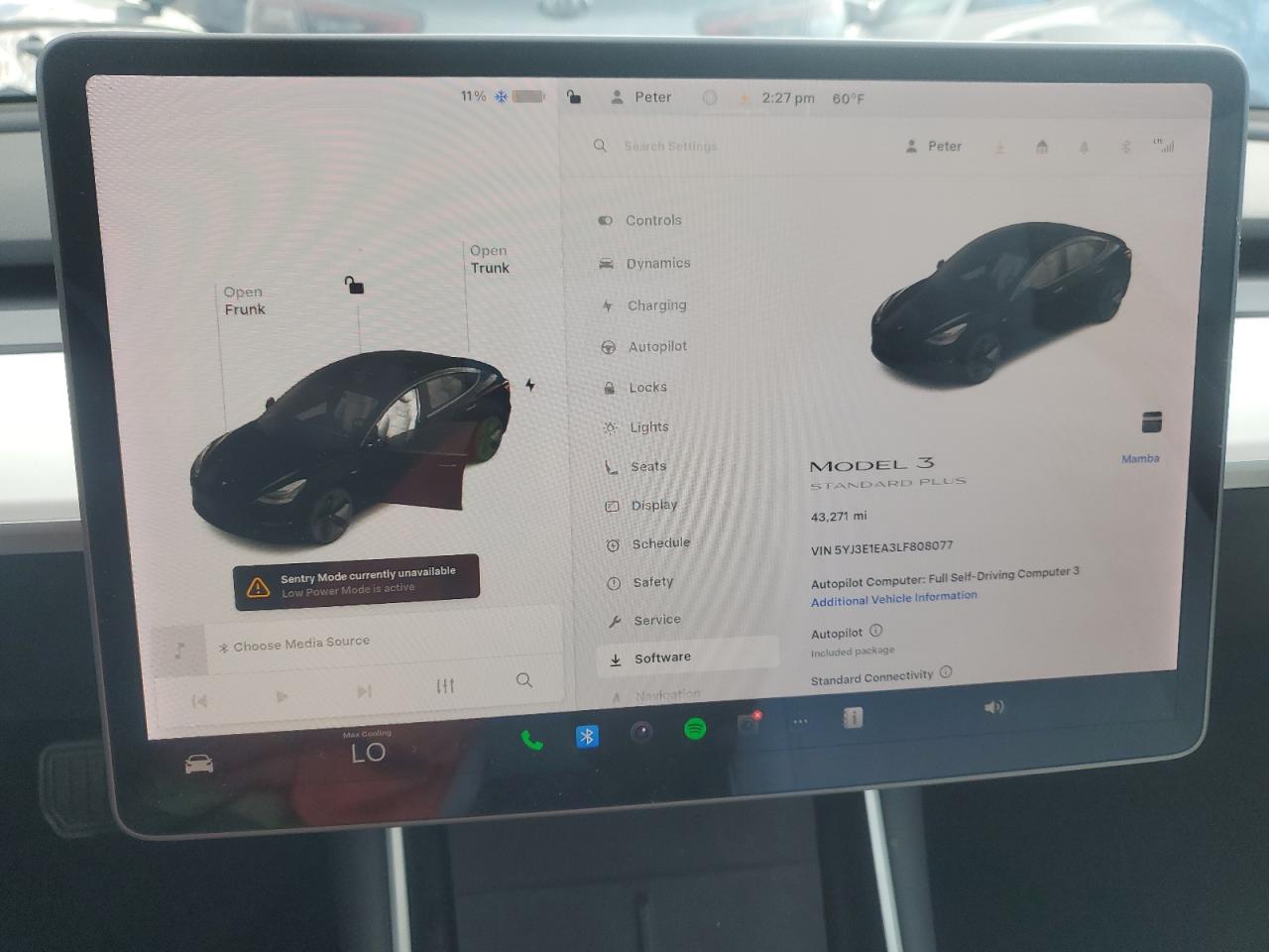 2020 TESLA MODEL 3 photo 9