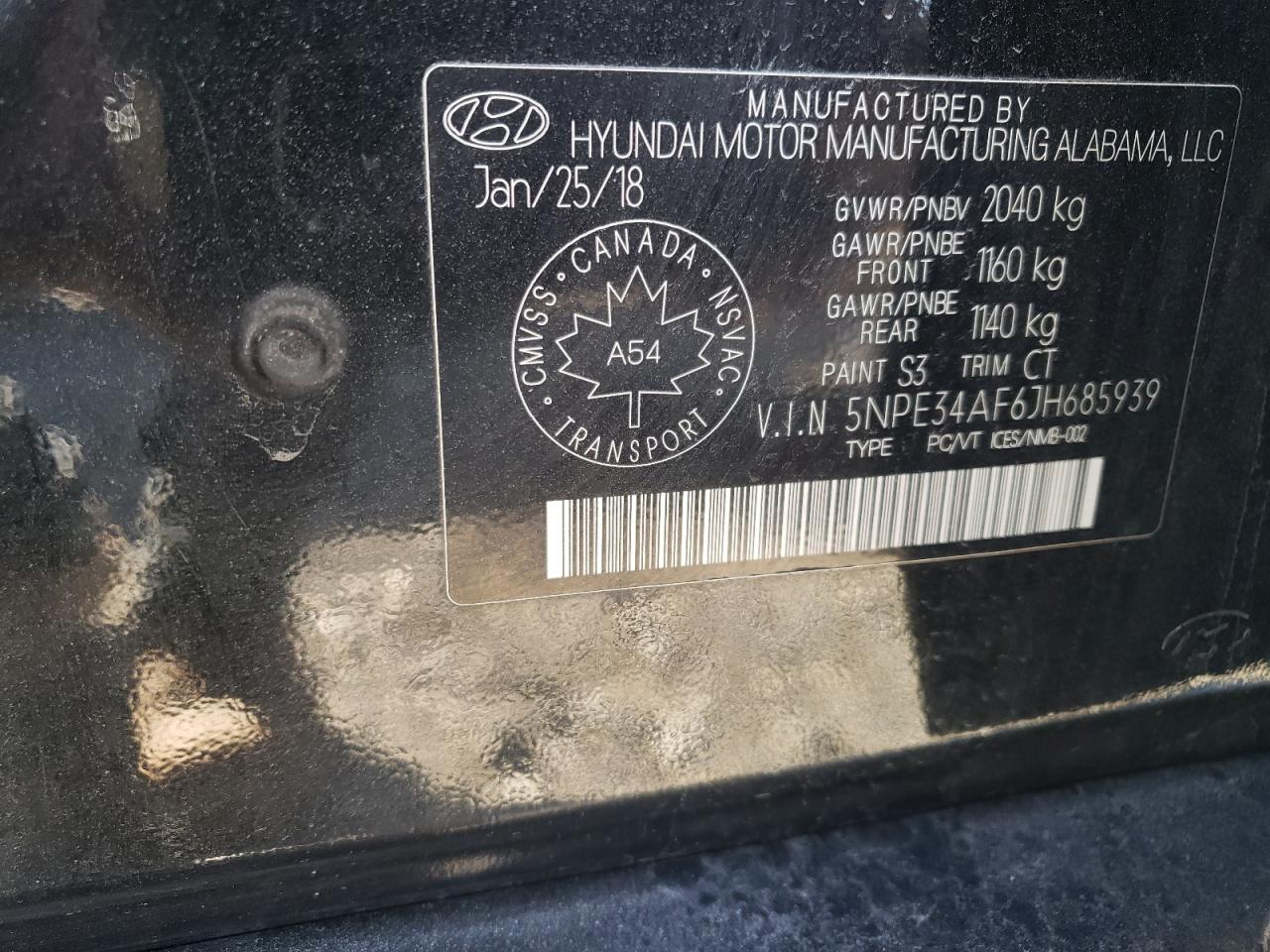 2018 HYUNDAI SONATA SPORT photo 25