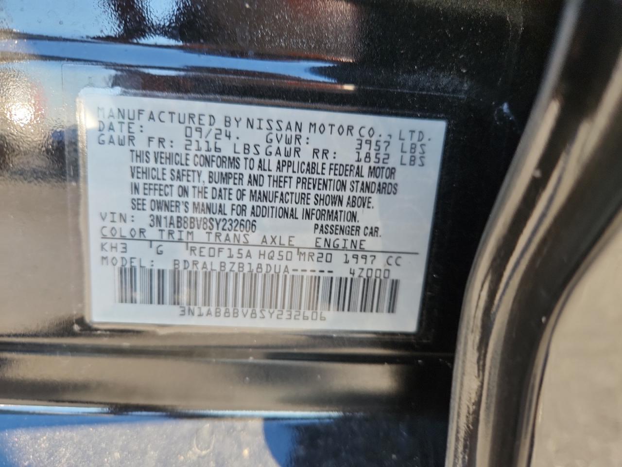 2025 NISSAN SENTRA S photo 13
