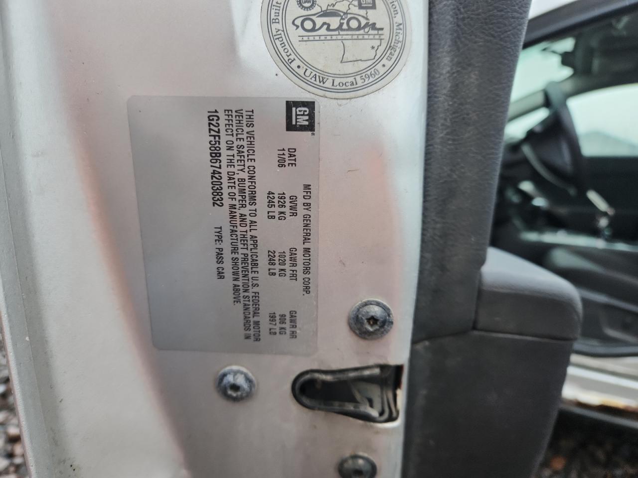 2007 PONTIAC G6 VALUE LEADER photo 23