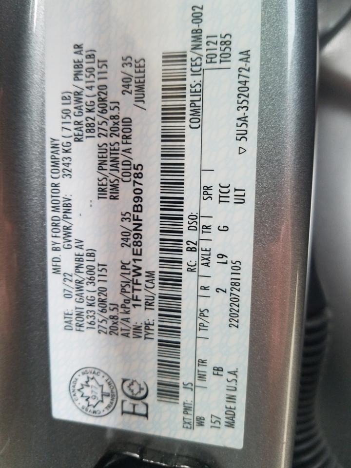 2022 FORD F150 SUPERCREW photo 12