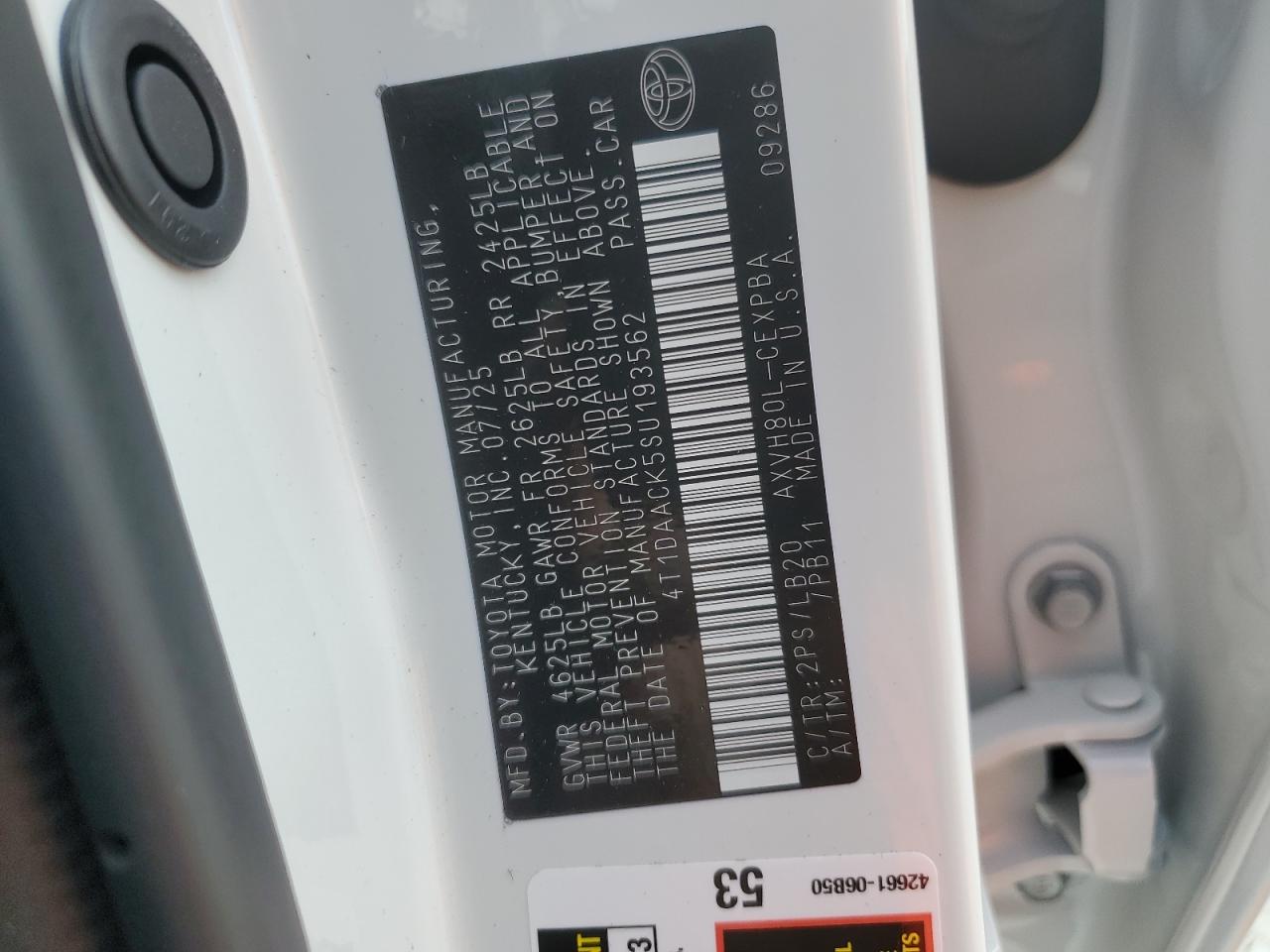 2025 TOYOTA CAMRY XSE photo 23
