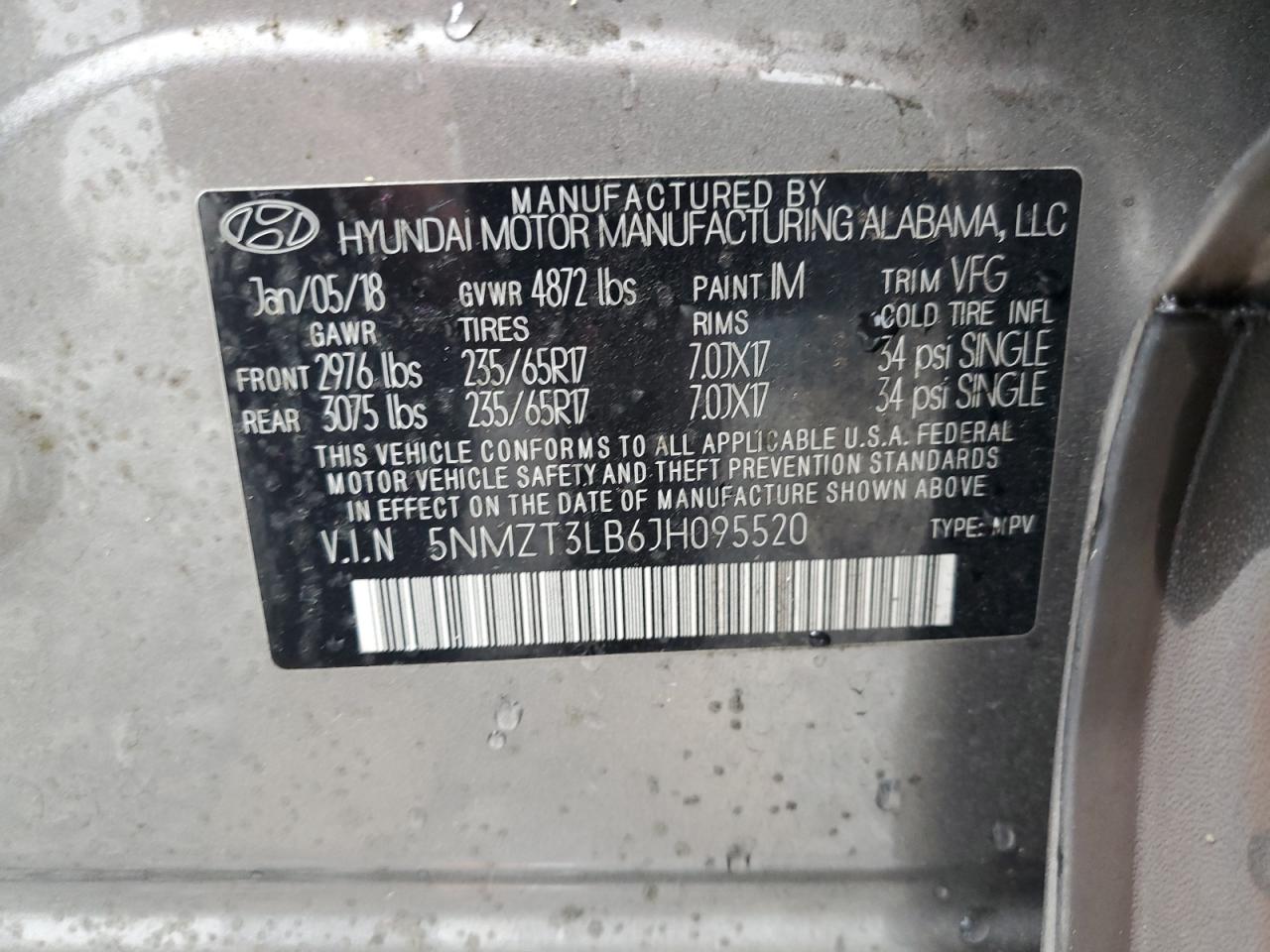 2018 HYUNDAI SANTA FE SPORT 2.4L photo 25