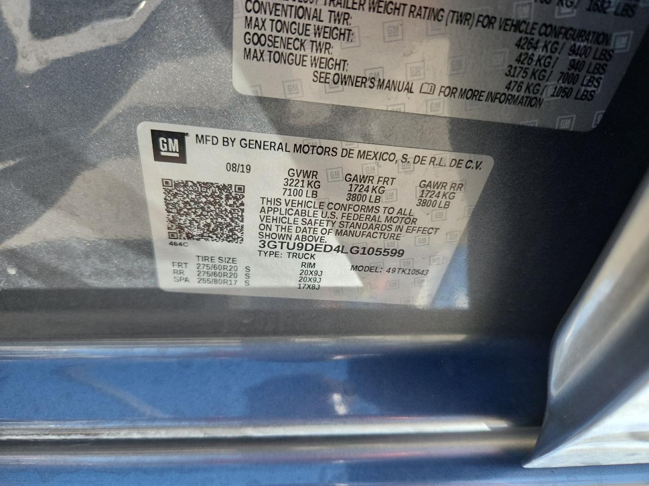 2020 GMC SIERRA K1500 SLT photo 12