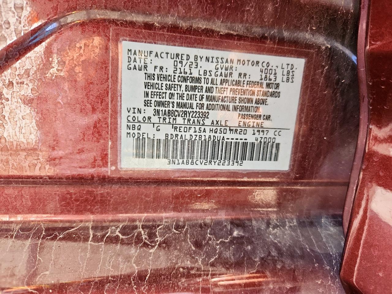 2024 NISSAN SENTRA SV photo 25
