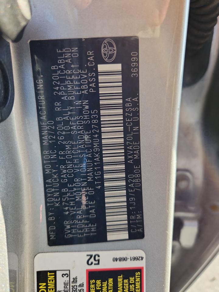 2021 TOYOTA CAMRY SE photo 25
