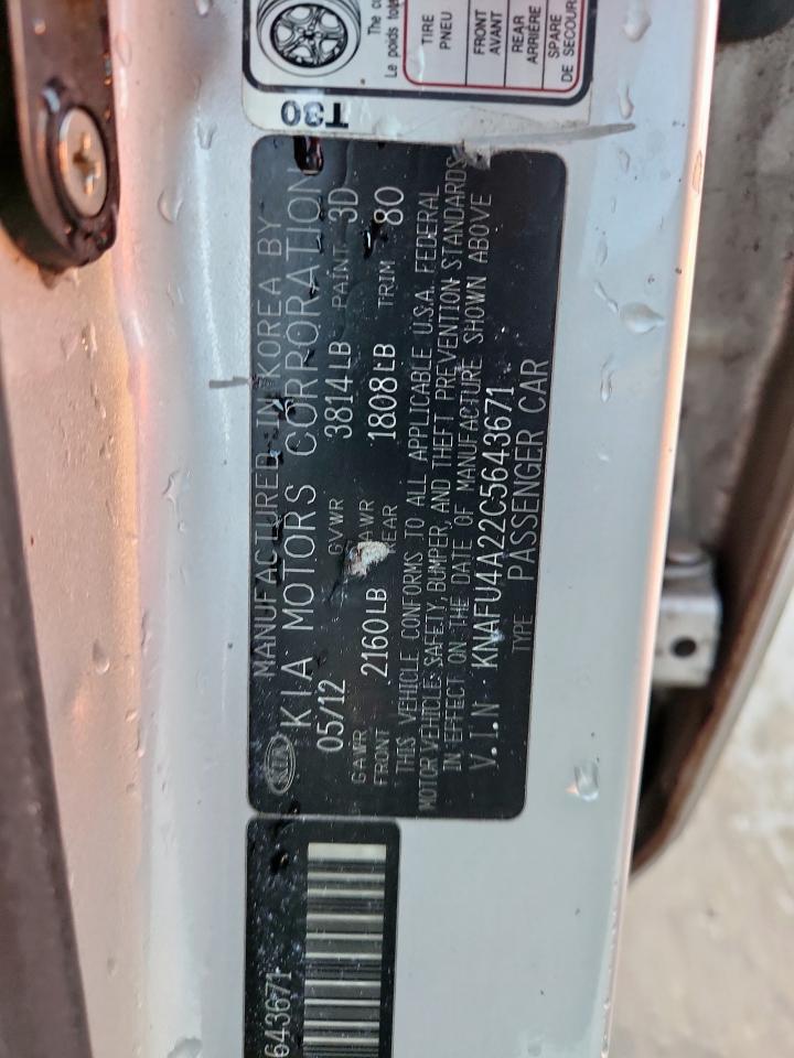 2012 KIA FORTE EX photo 37