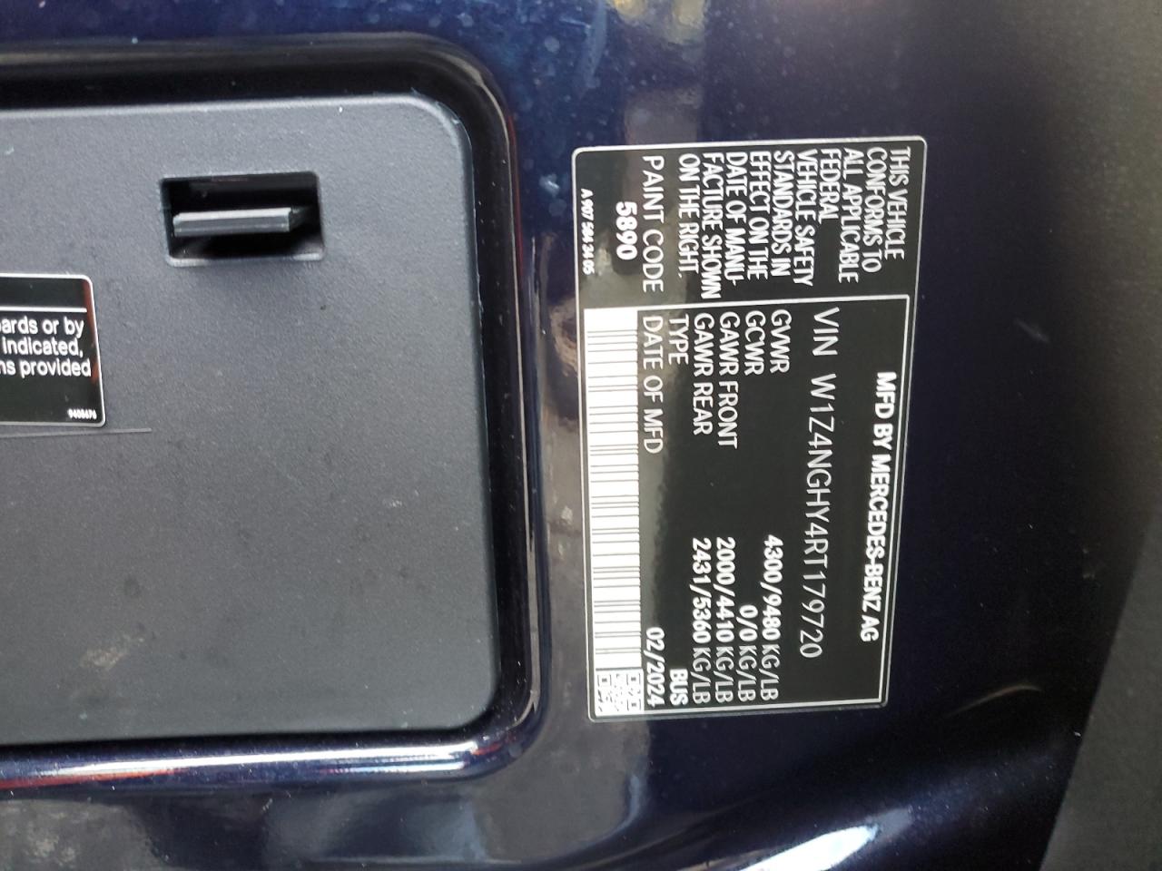 2024 MERCEDES-BENZ SPRINTER 2500 photo 13