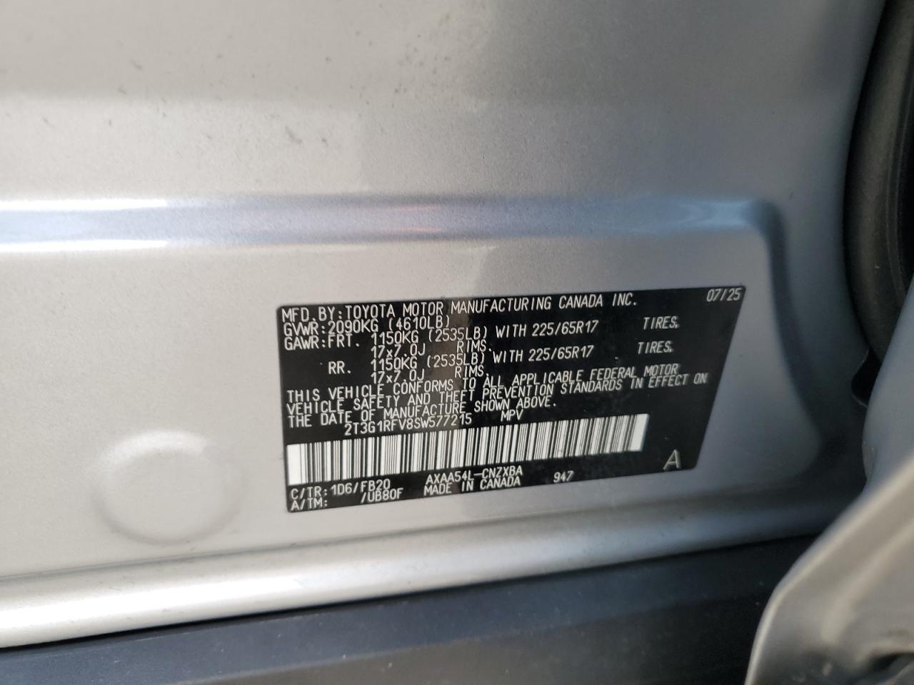 2025 TOYOTA RAV4 LE photo 12