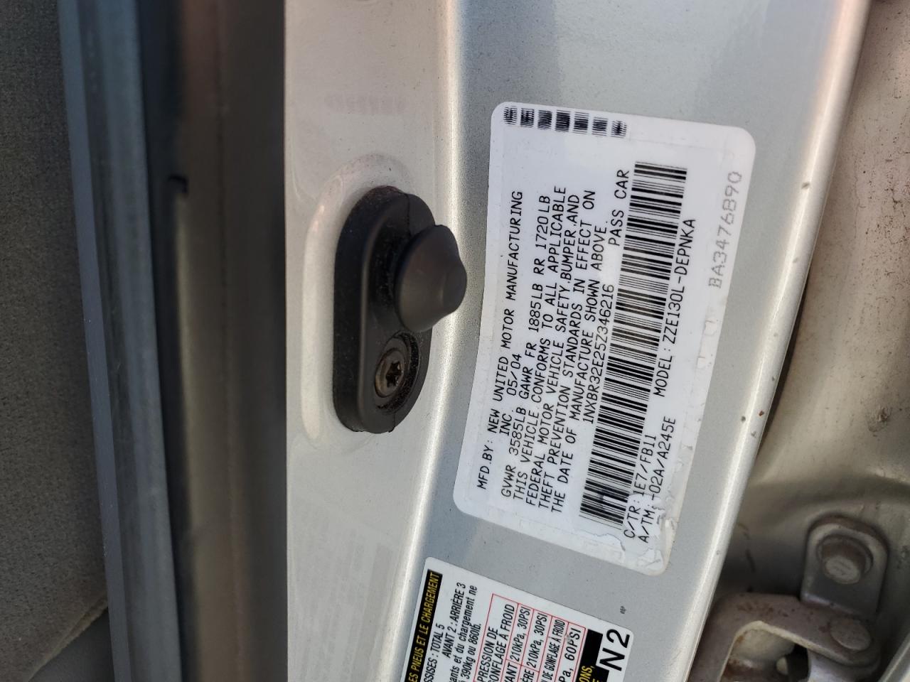 2005 TOYOTA COROLLA CE photo 25