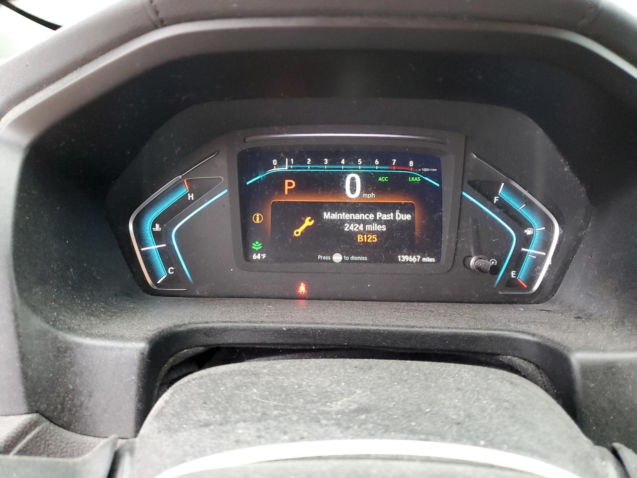 2019 HONDA ODYSSEY EXL photo 9