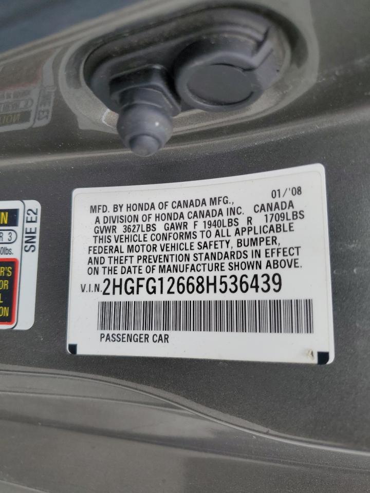 2008 HONDA CIVIC photo 34