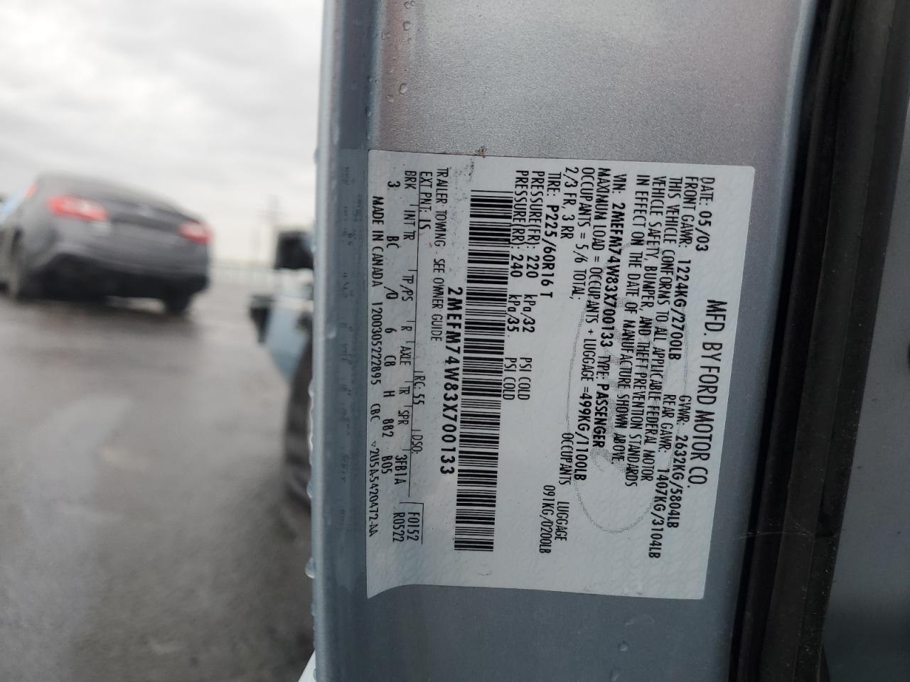 2003 MERCURY GRAND MARQUIS GS photo 23