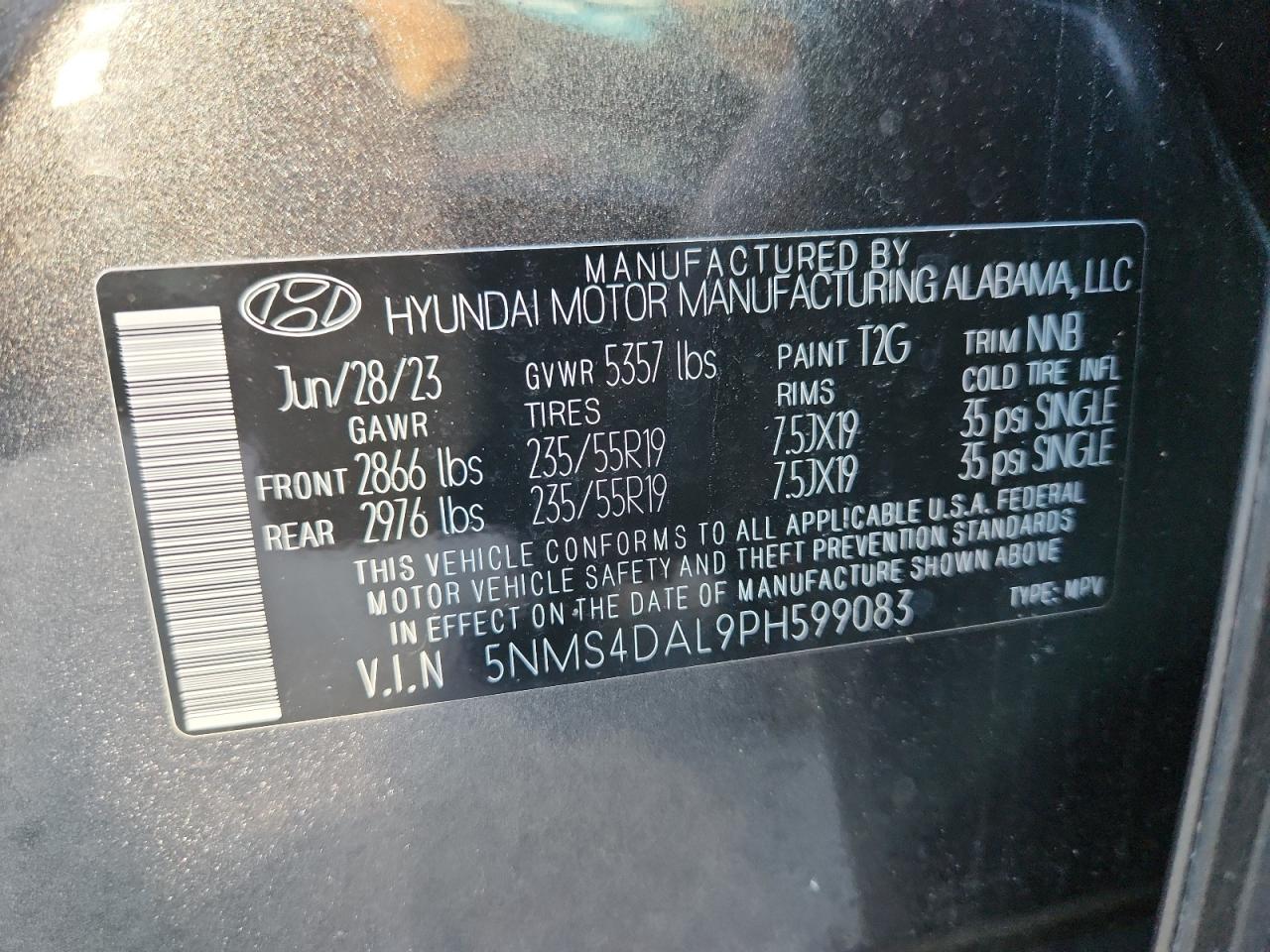 2023 HYUNDAI SANTA FE LIMITED photo 13