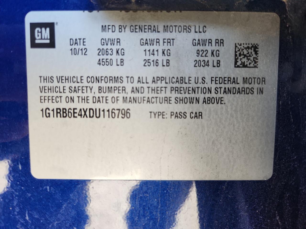 2013 CHEVROLET VOLT photo 12
