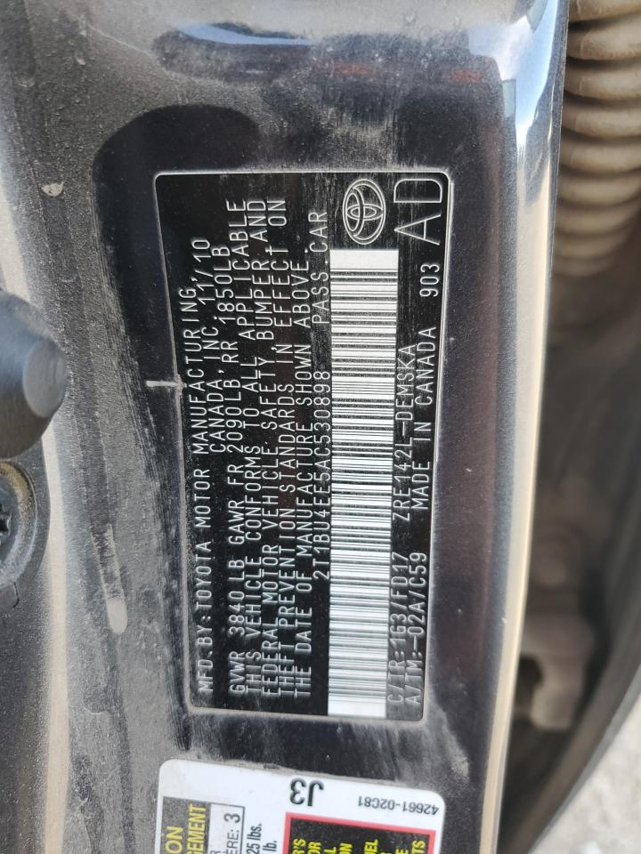 2010 TOYOTA COROLLA S photo 23