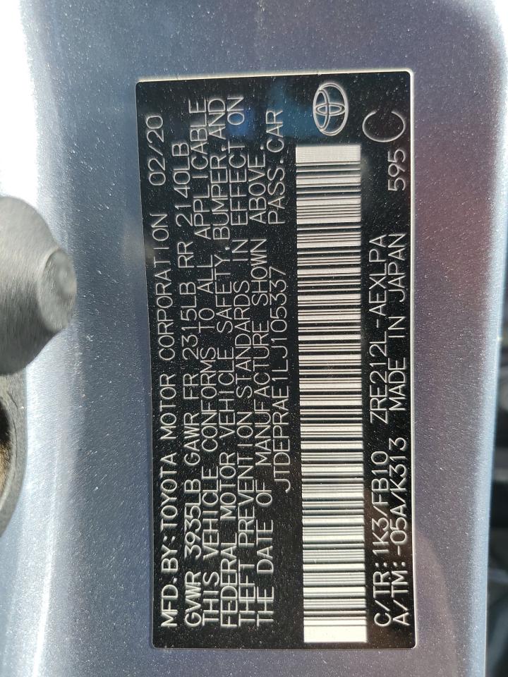 2020 TOYOTA COROLLA LE photo 23