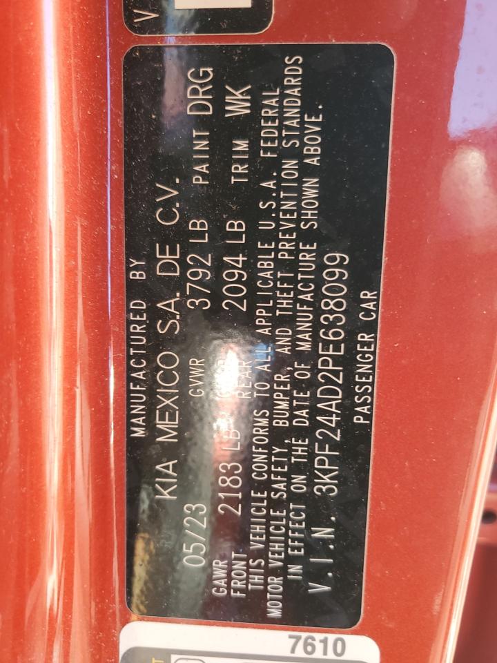 2023 KIA FORTE LX photo 25