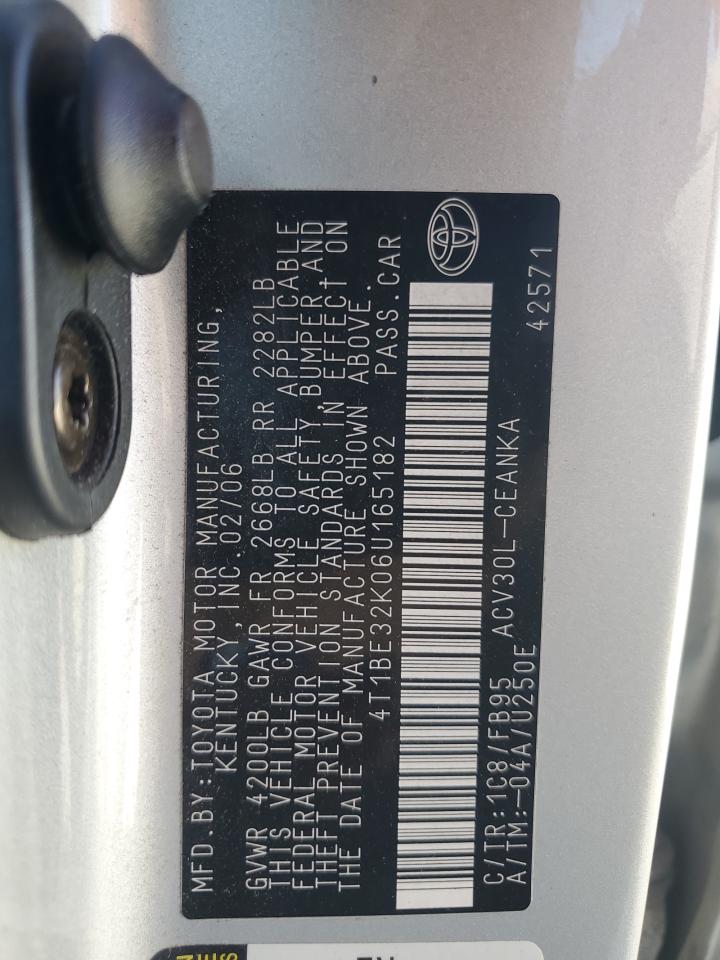 2006 TOYOTA CAMRY LE photo 23
