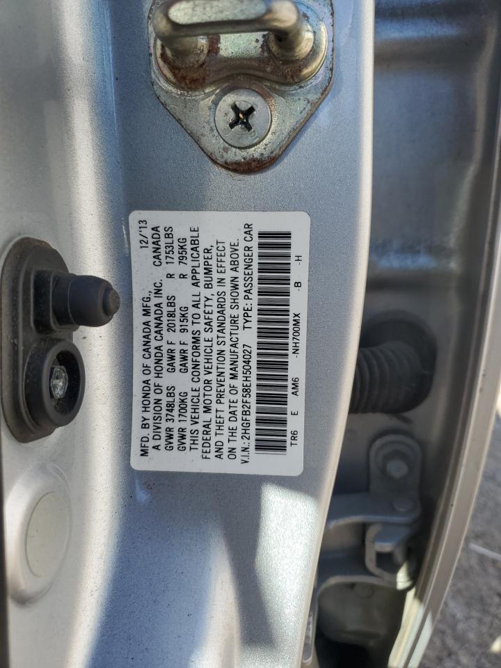 2014 HONDA CIVIC LX photo 13