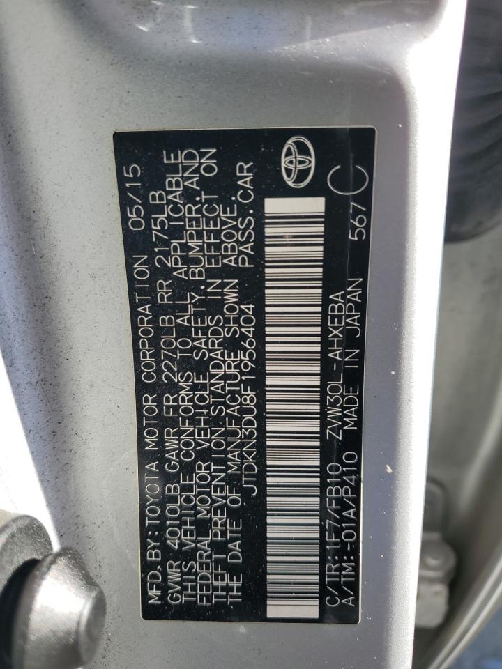 2015 TOYOTA PRIUS photo 24