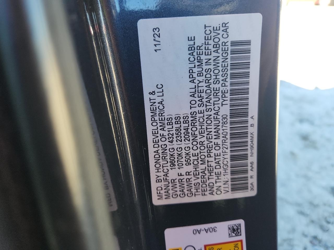 2024 HONDA ACCORD LX photo 37