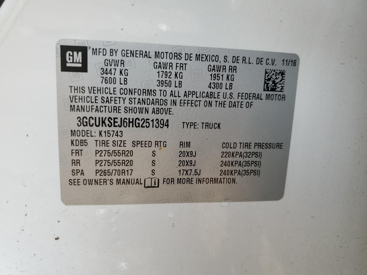 2017 CHEVROLET SILVERADO K1500 LTZ photo 23