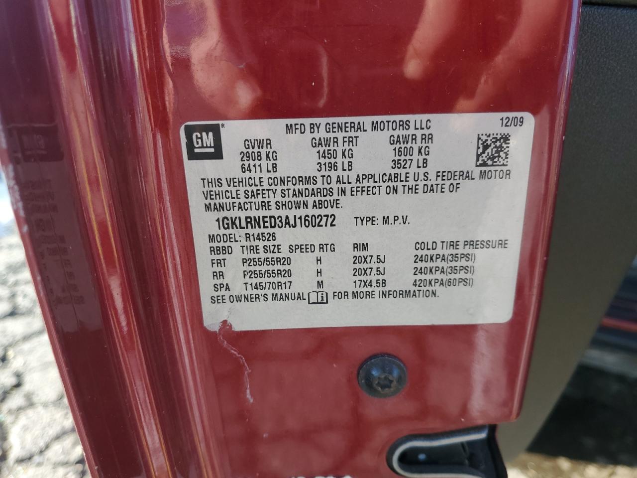 2010 GMC ACADIA SLT-2 photo 25