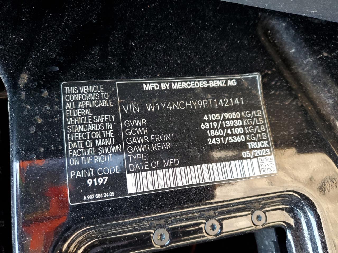 2023 MERCEDES-BENZ SPRINTER 2500 photo 13