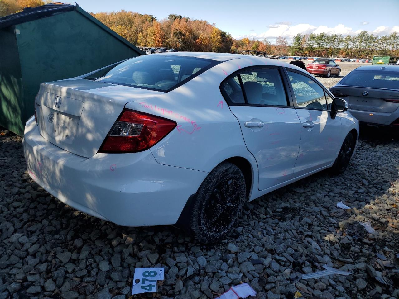 2012 HONDA CIVIC LX photo 3