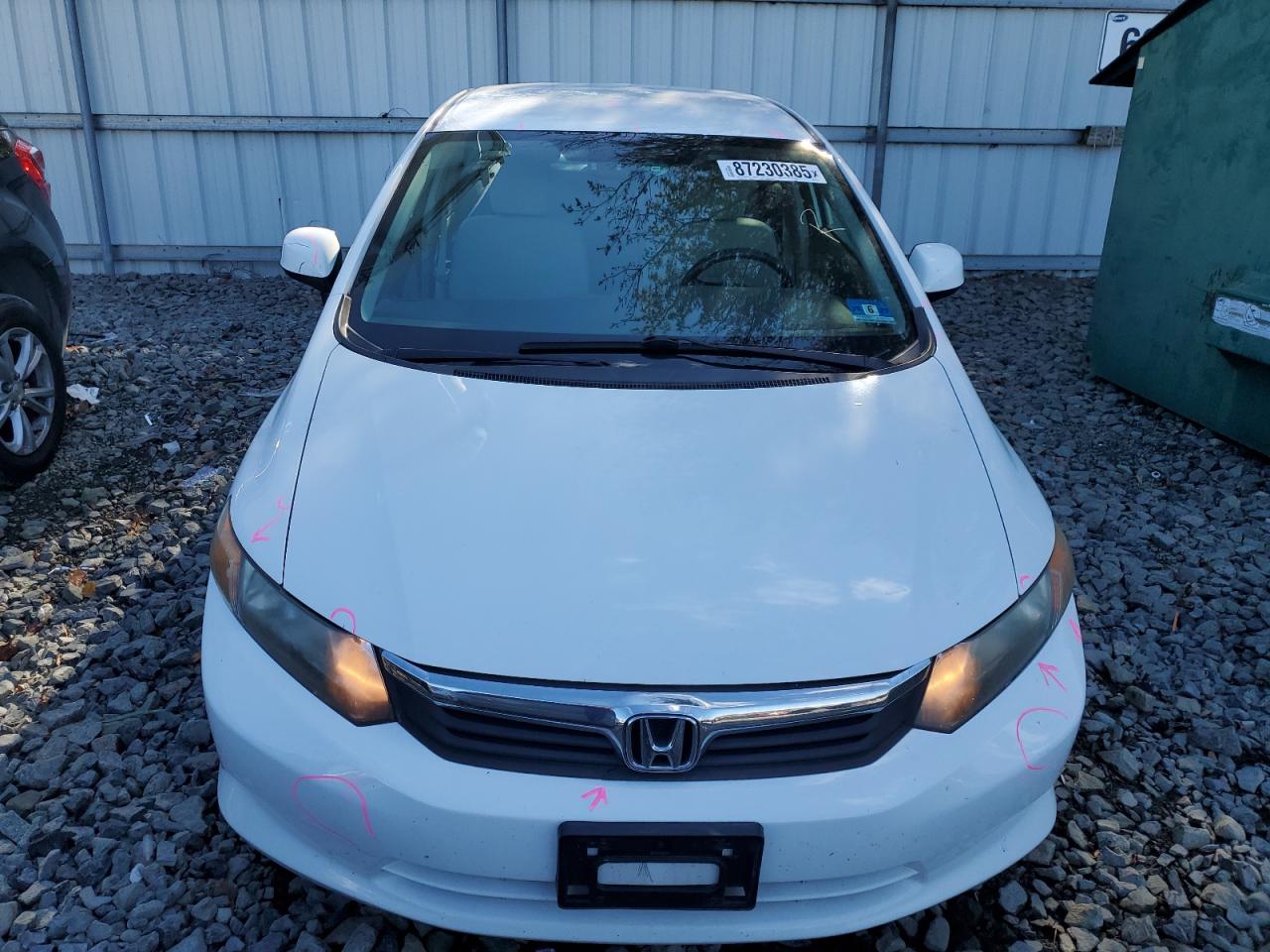 2012 HONDA CIVIC LX photo 5