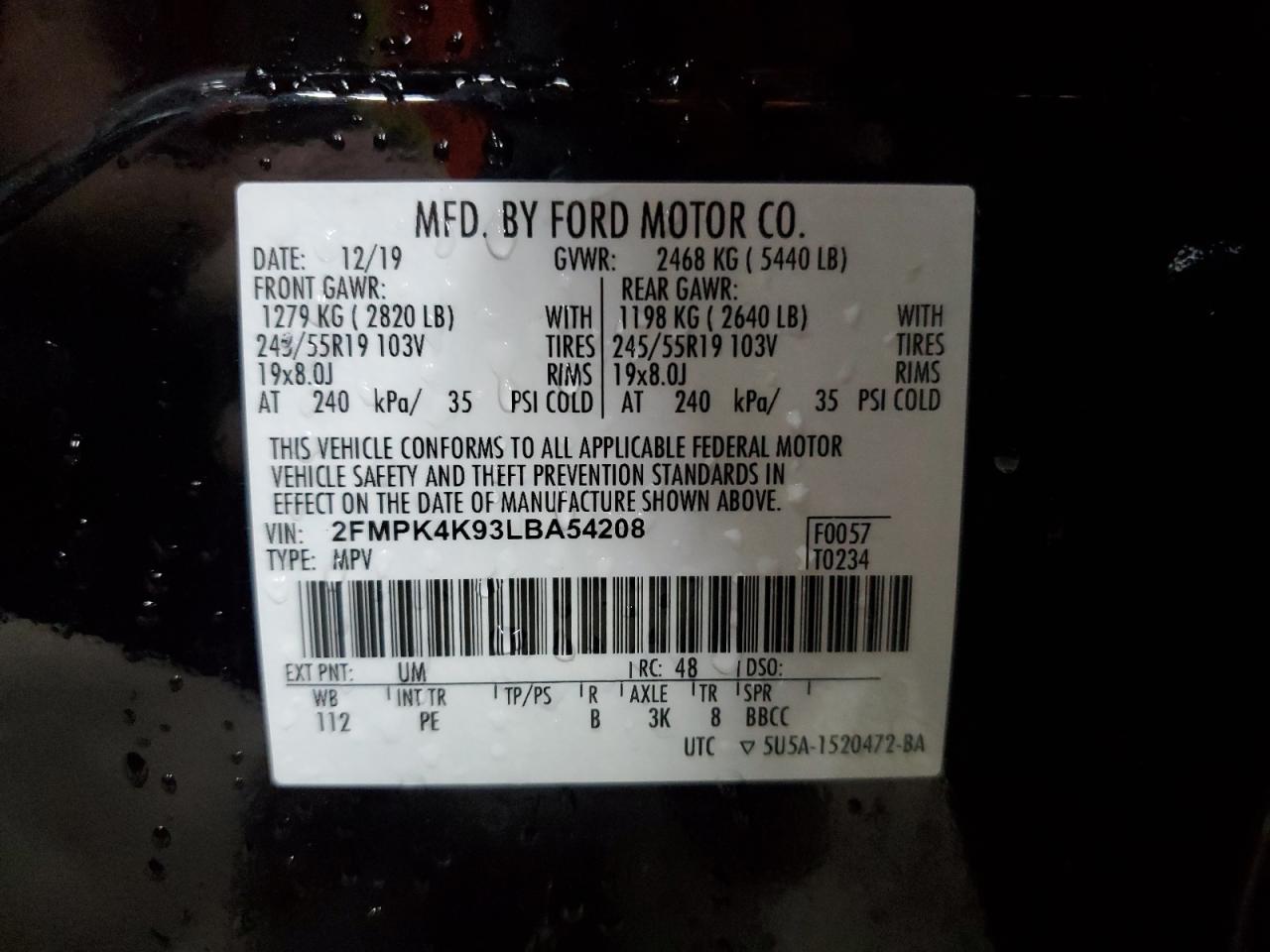 2020 FORD EDGE TITANIUM photo 25