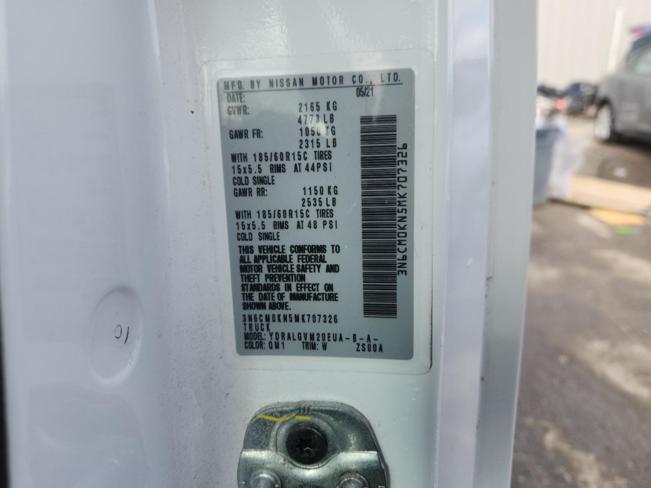 2021 NISSAN NV200 SV photo 23