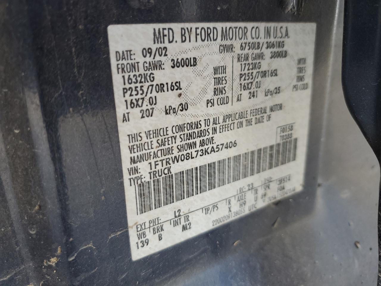 2003 FORD F150 SUPERCREW photo 12