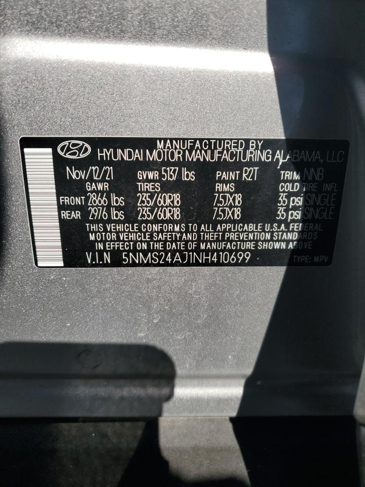 2022 HYUNDAI SANTA FE SEL photo 13