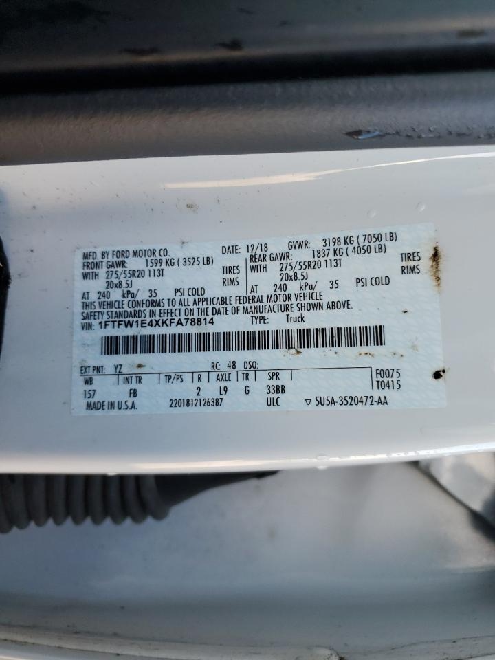 2019 FORD F150 SUPERCREW photo 23