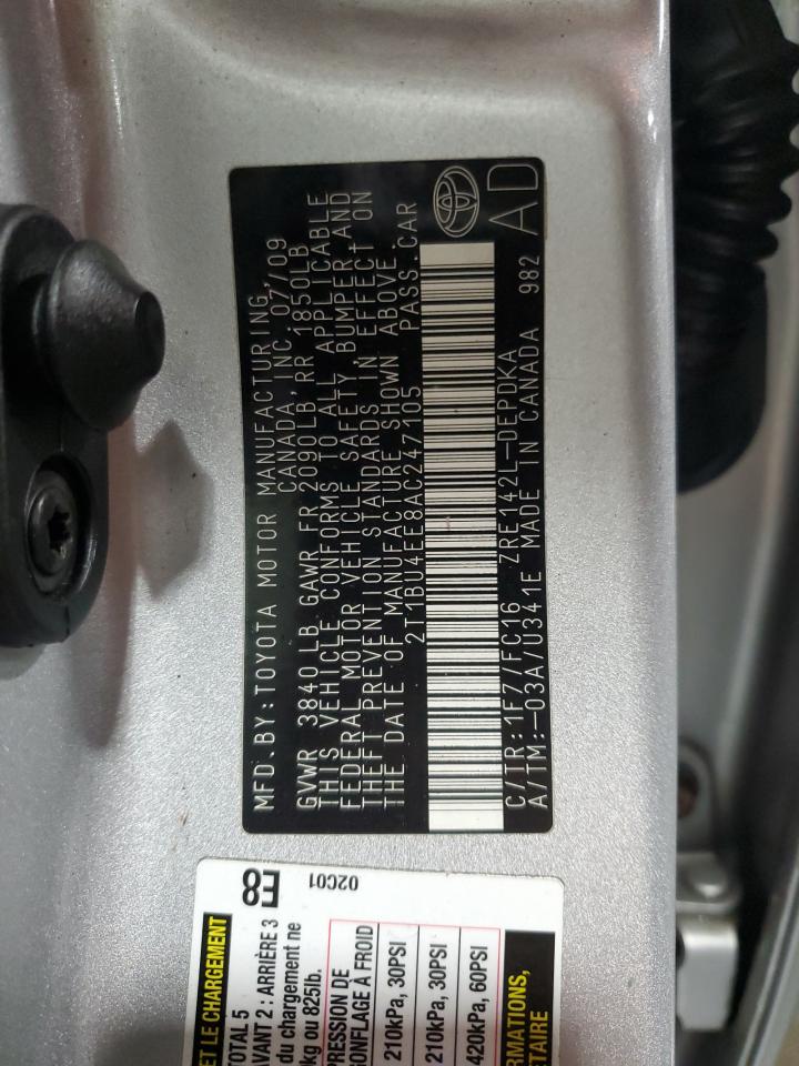 2010 TOYOTA COROLLA LE photo 23